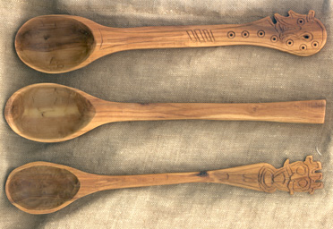 Applewood spoons